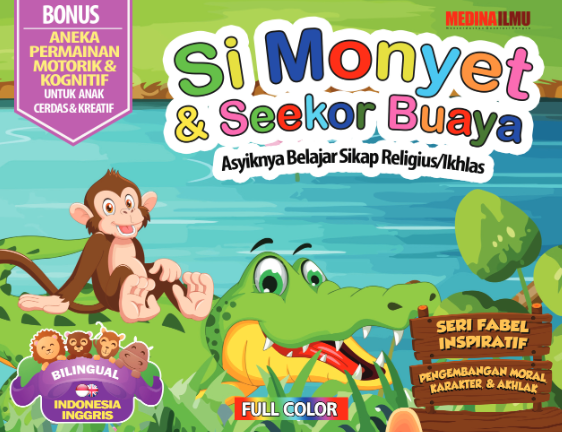 Seri Fabel Inspiratif monyet dan buaya